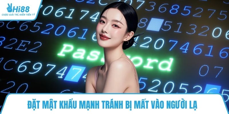 Đặt mật khẩu mạnh tránh bị mất vào người lạ 